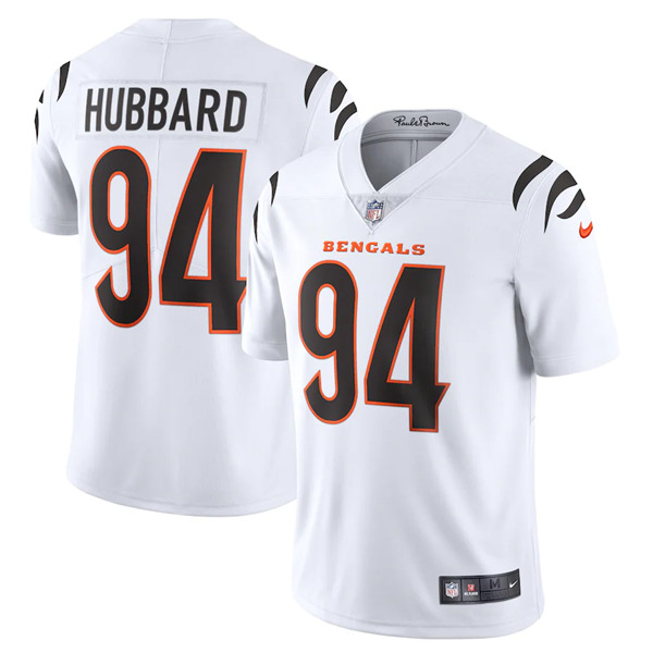 Women's Cincinnati Bengals #94 Sam Hubbard 2021 White NFL Vapor Limited Stitched Jersey(Run Small)